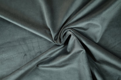 Verdunklungsstoff – Graublau – lichtundurchlässiger Verdunklungsstoff aus Polyester. Blackout Stoff