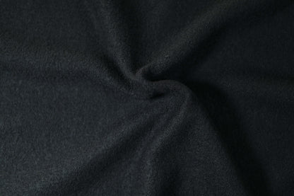 Schwarz Wollstoff – ideal für Mäntel, Jacken oder Accessoires