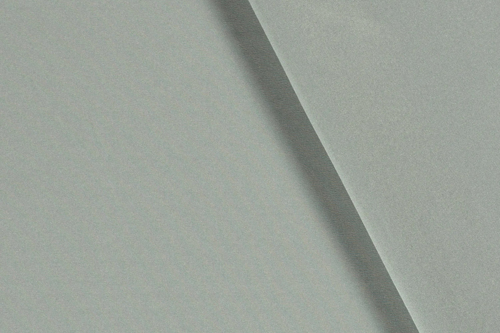 Detailaufnahme Polyester Stoff salbeigrün Uni feine Struktur matt