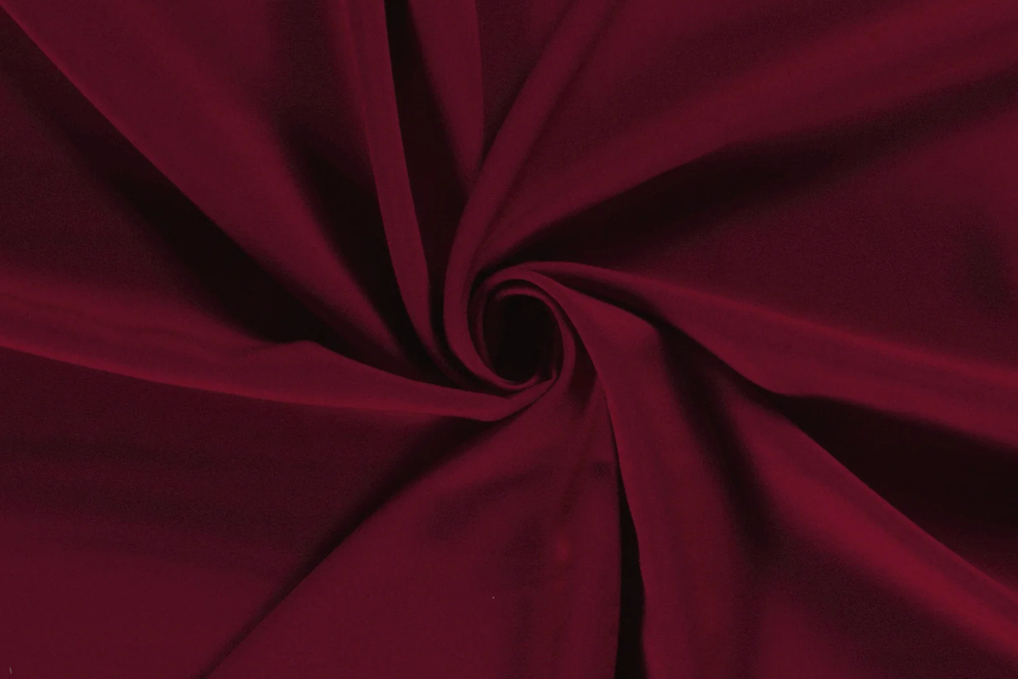 Meterware Polyester Stoff dunkelrot Uni klassisch elegant
