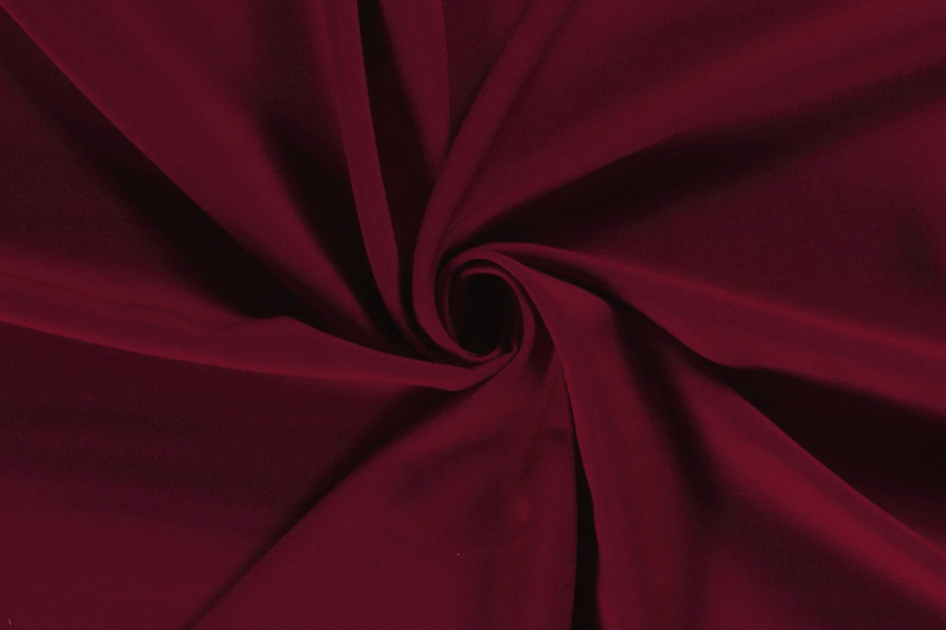 Meterware Polyester Stoff dunkelrot Uni klassisch elegant