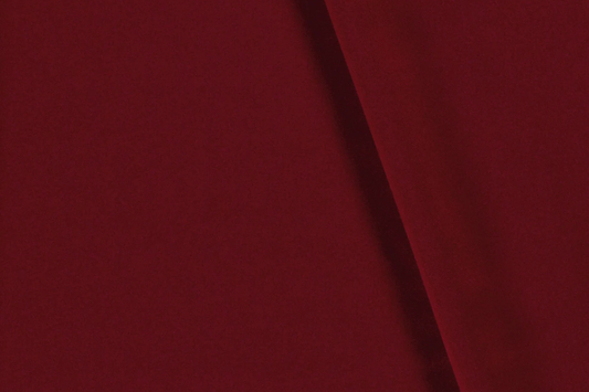 Polyester Stoff dunkelrot Uni matt Burlington Qualität nicht elastisch Stoffeya