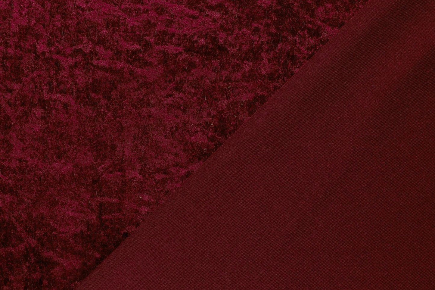 Samt Stoff Dunkelrot – Crushed Velours Stoff