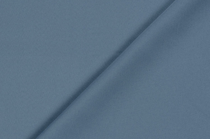 Meterware Polyester Stoff stahlblau Uni klassisch elegant