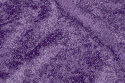 Crushed Velours Stoff in Flieder