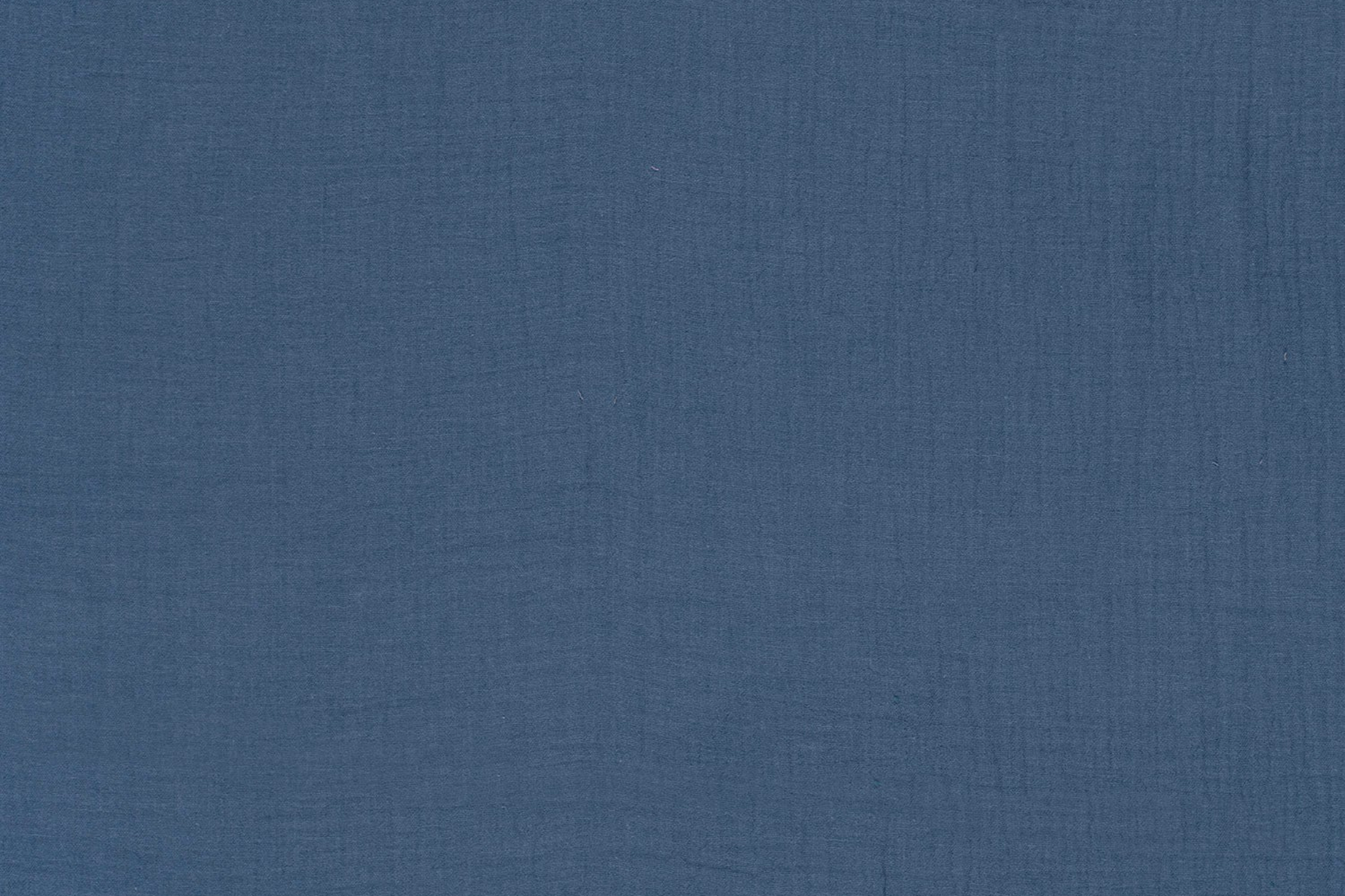 Oeko-Tex zertifizierter Musselin Stoff in Indigoblau