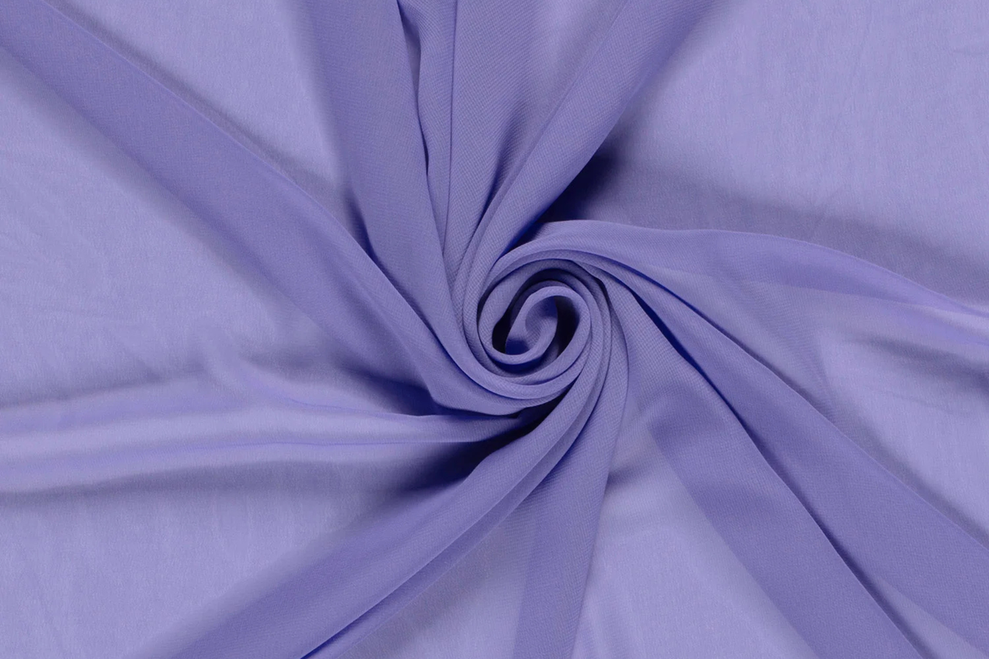 Chiffon Stoff Flieder – Halbtransparenter Uni Stoff