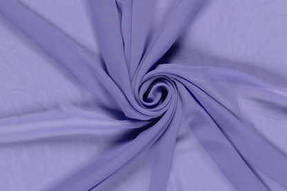 Chiffon Stoff Flieder – Halbtransparenter Uni Stoff