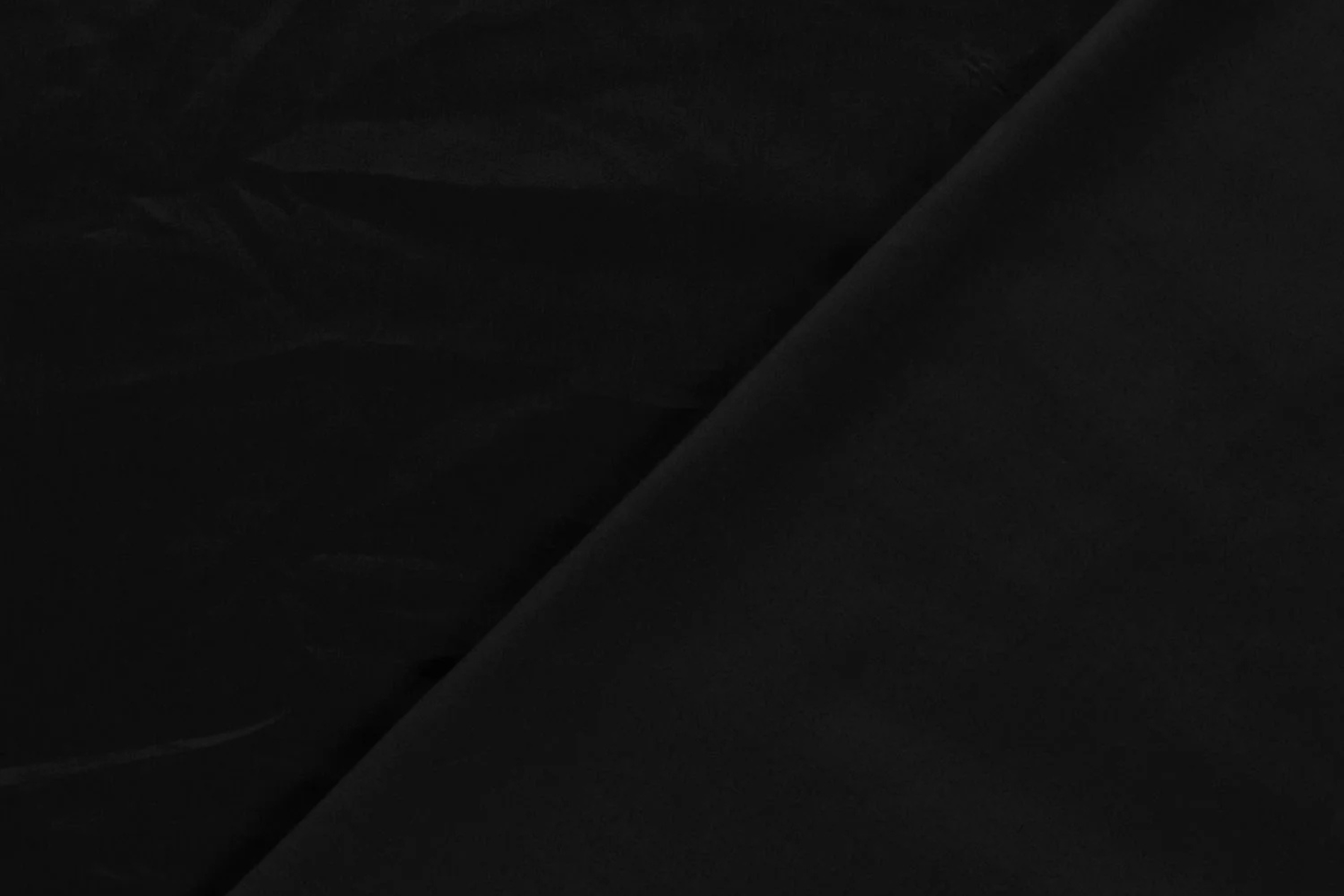 Uni Baumwollstoff Schwarz weich fallend