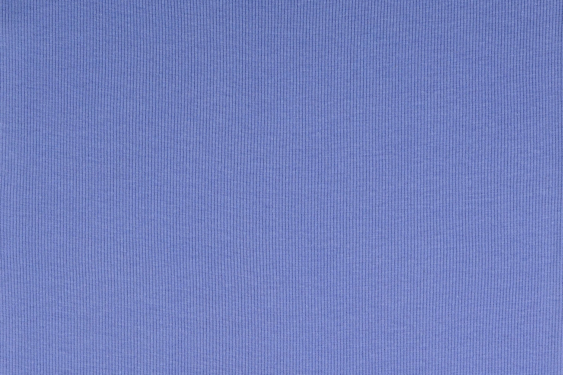 Detail Bündchenstoff Blau – feine Rippstruktur und hohe Dehnbarkeit
