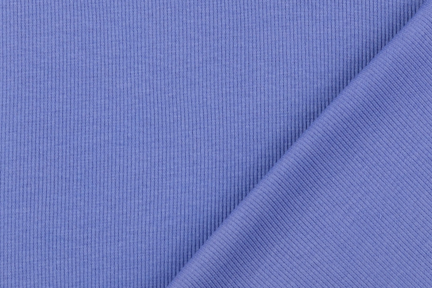 Rippstrick Bündchenstoff Blau – elastische Struktur und hochwertige Qualität
