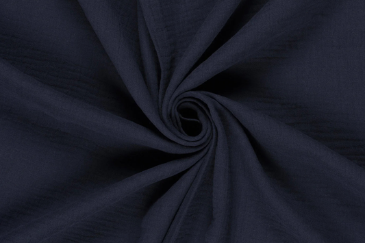 Marienblauer Burlington Polyester Stoff mit matter Oberfläche