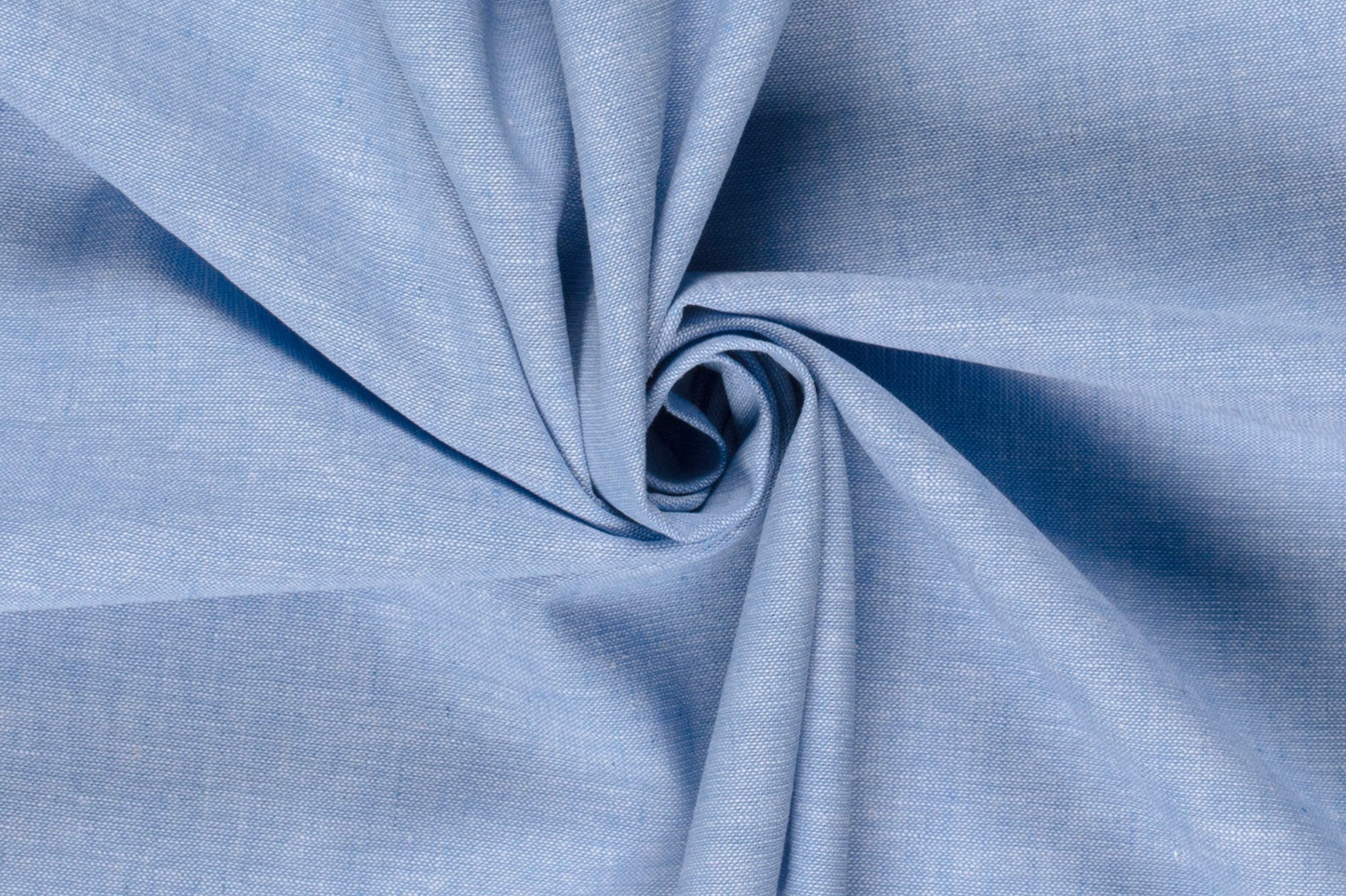 Leinen Stoff Babyblau Chambré | Leinen Baumwolle