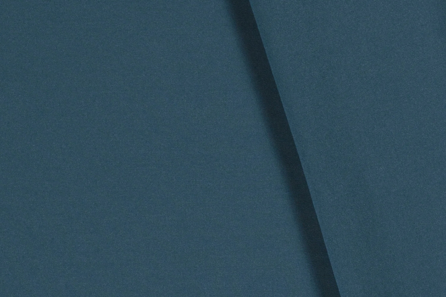 Detailaufnahme Polyester Stoff petrol Uni feine Struktur matt