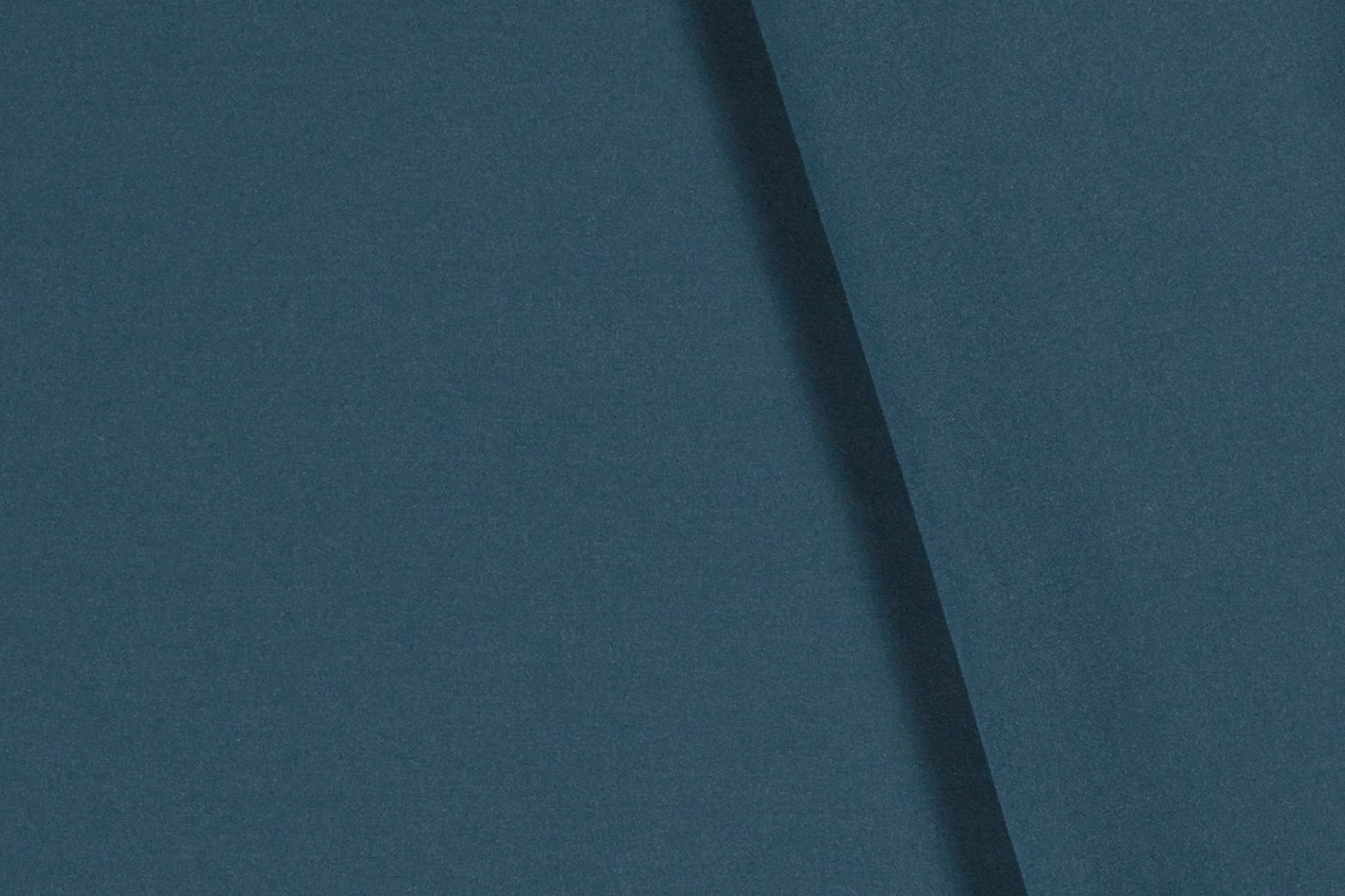 Detailaufnahme Polyester Stoff petrol Uni feine Struktur matt
