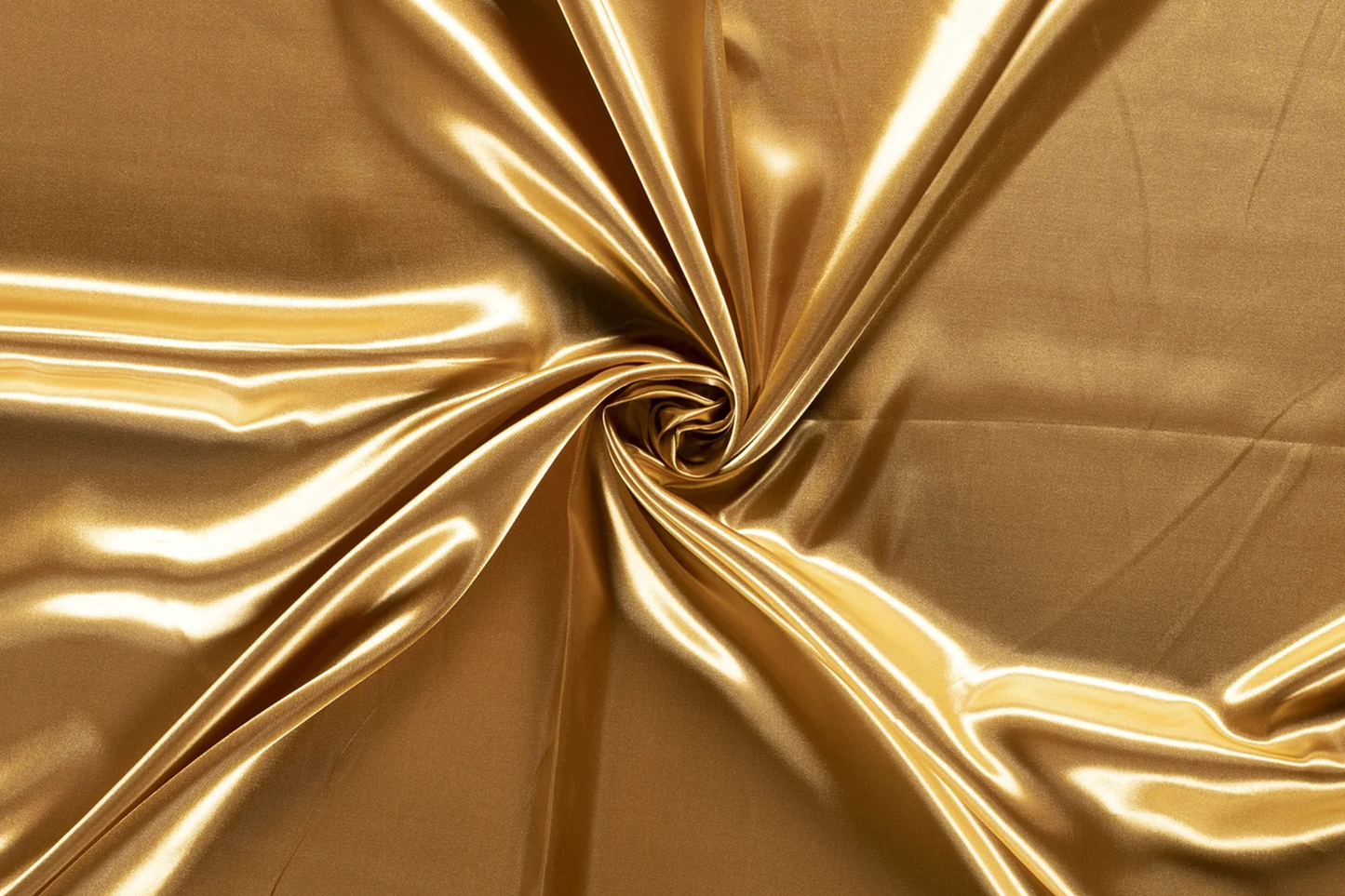 Satin Stoff gold glänzend glatt Uni Stoffeya