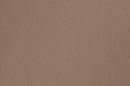 Detailaufnahme Polyester Stoff taupe braun Uni feine Struktur matt