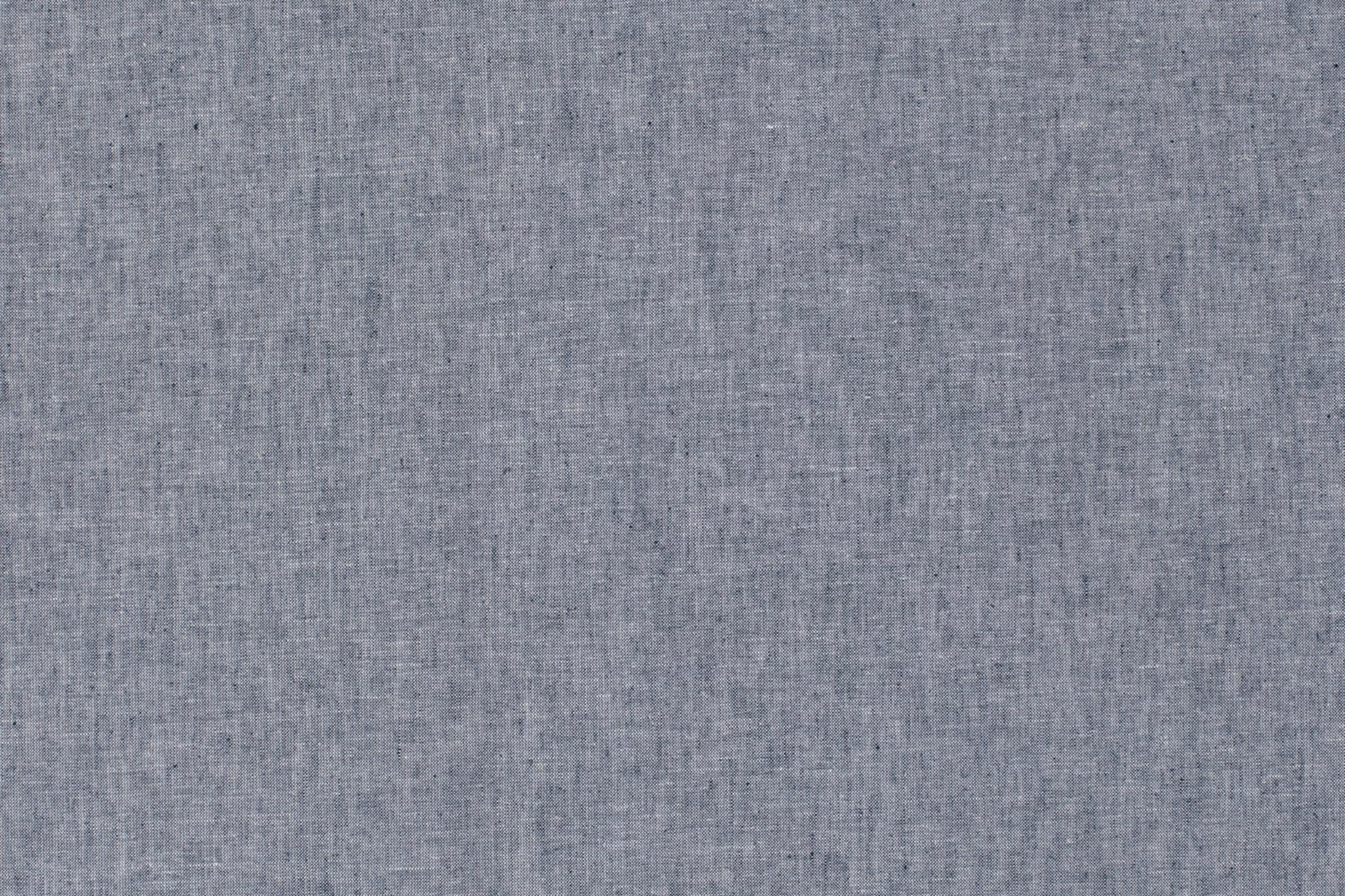 Marineblauer Chiffon Stoff mit Chambré Melange Struktur aus Leinen und Baumwolle