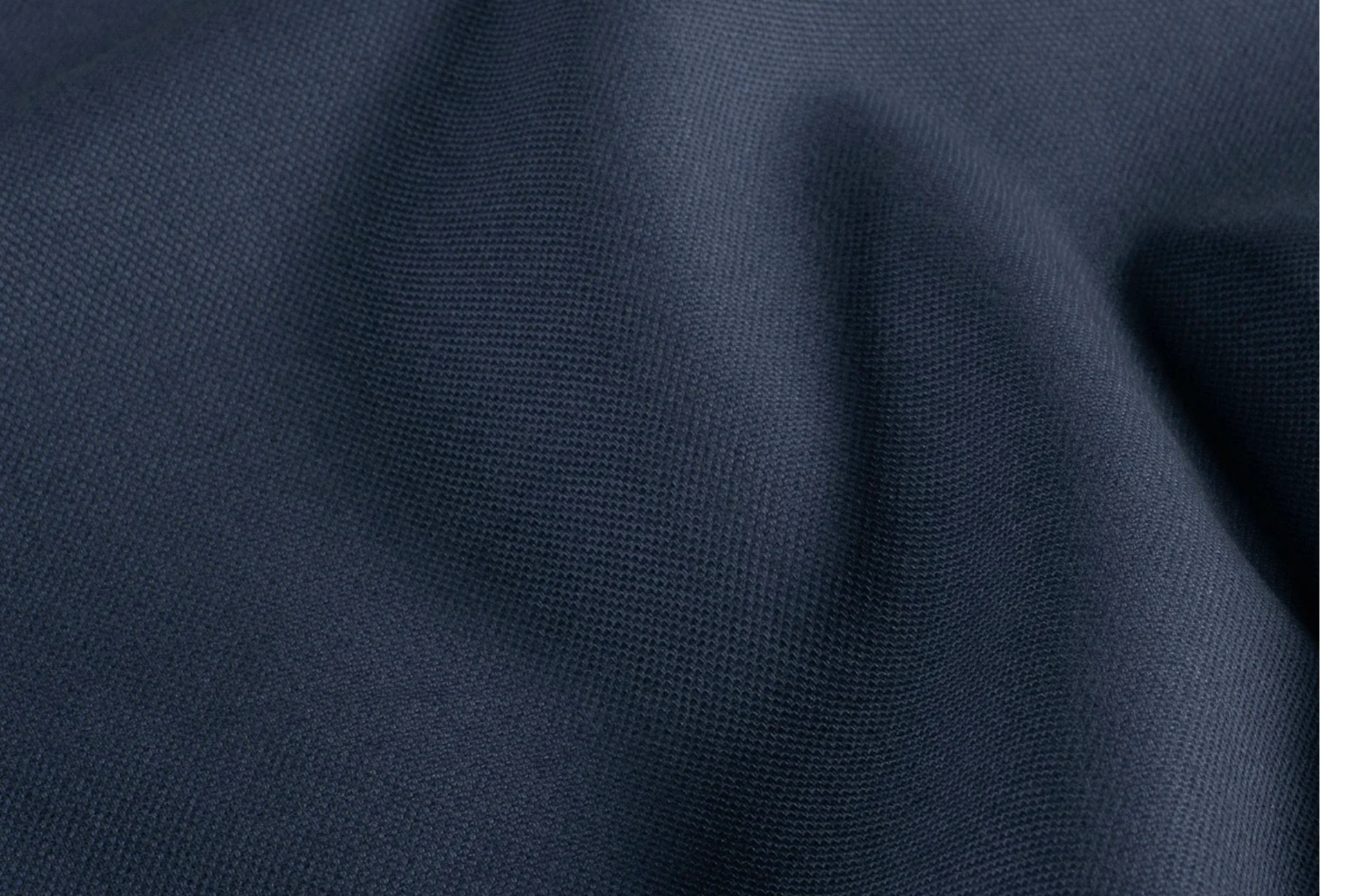 Marineblauer Canvas Stoff in Uni Optik