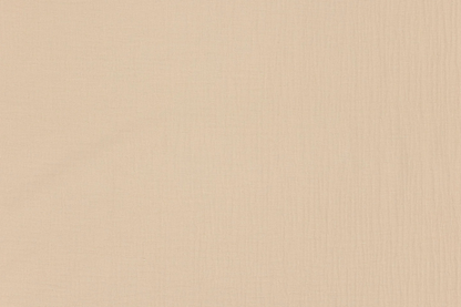 Musselin Stoff beige Meterware Baumwolle Oeko Tex für Baby Kleidung
