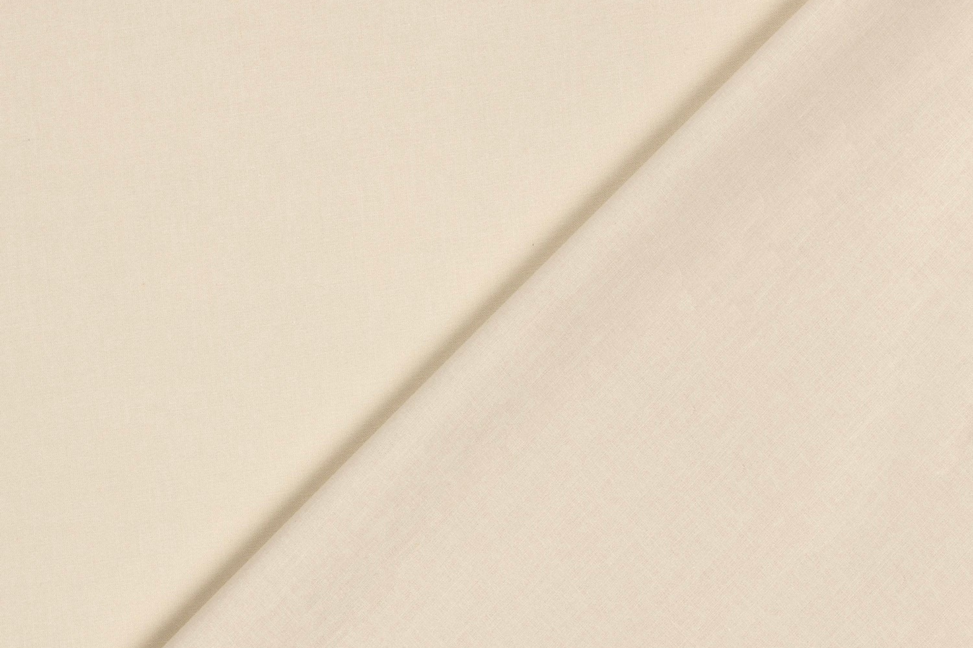 Leichter Baumwollstoff in Beige als Fahnentuch weich fallend und glatt
