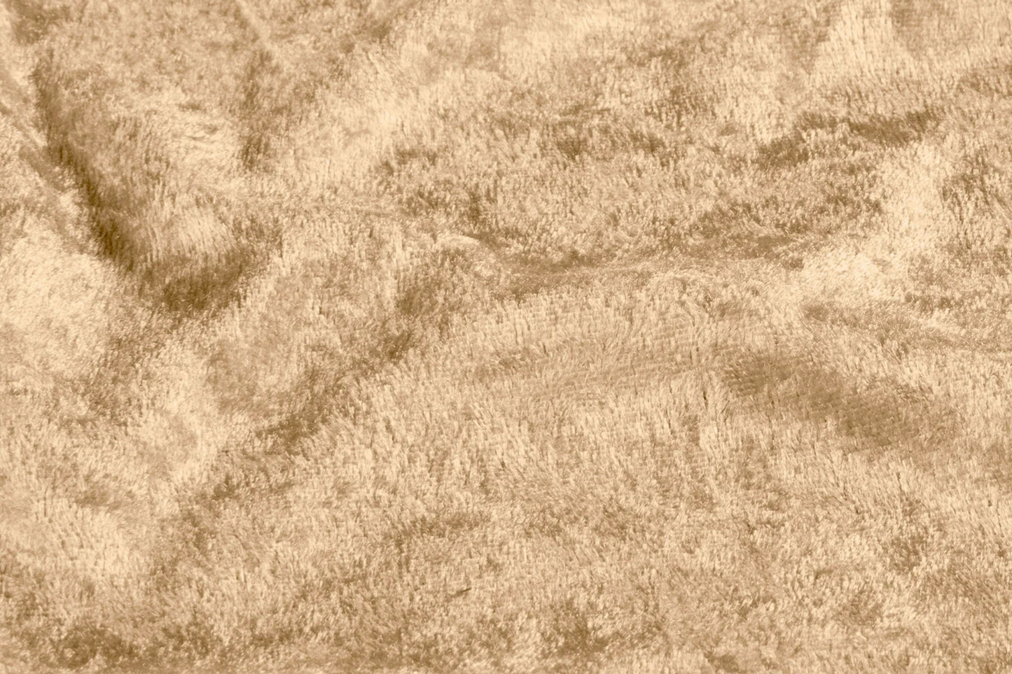 Glänzender Velours Stoff beige elastisch hochwertig