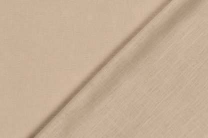 Hochwertiger Leinen Mischgewebe Stoff in Beige