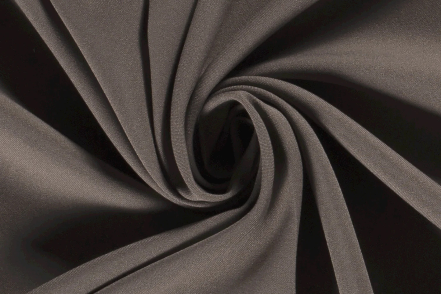 Uni Polyesterstoff in graubraun mit mattem Finish Burlington Stoffeya