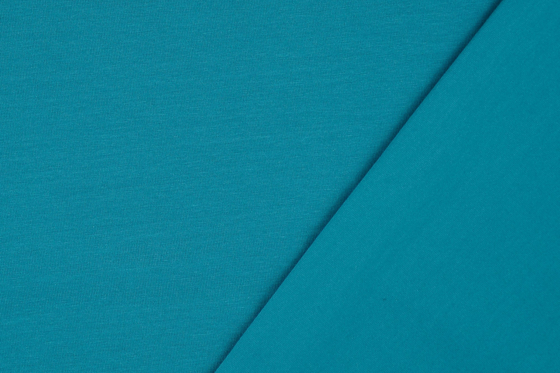 Baumwolljersey Türkisblau für Kleidung – ideal für moderne Designs