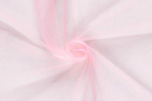 Grober Tüll Stoff in Rosa