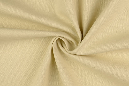 Canvas Stoff Uni in natürlichem Beige
