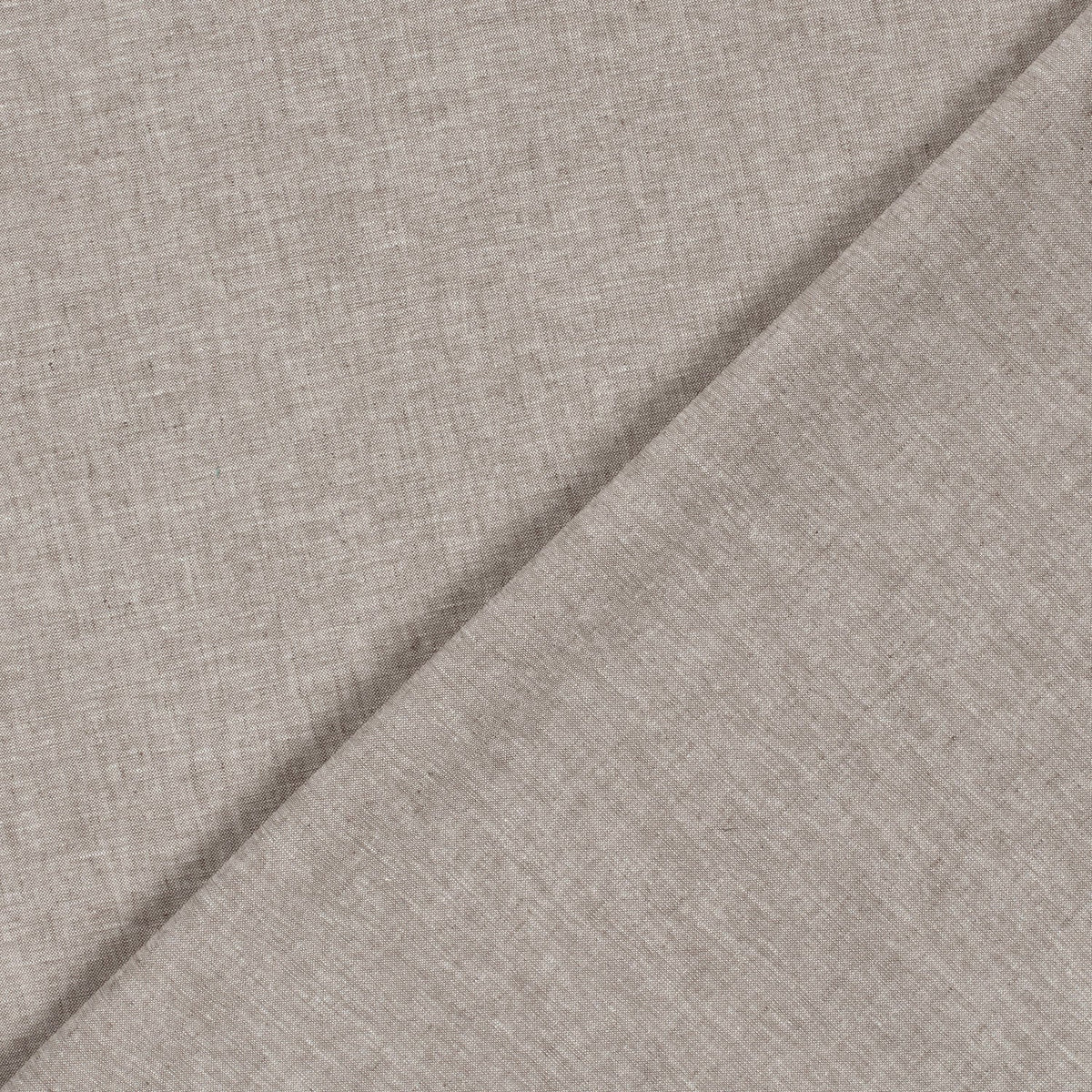Leinen Stoff Chambré Braun – Leicht & Elegant