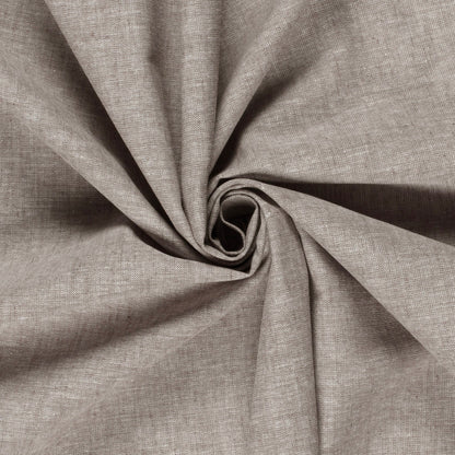 Leinen Stoff Chambré Braun – Leicht & Elegant