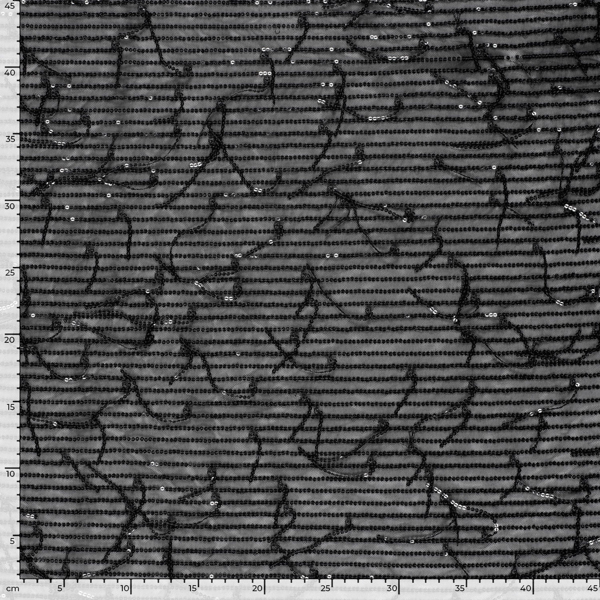 Paillettenstoff Mesh Schwarz – Stoffeya