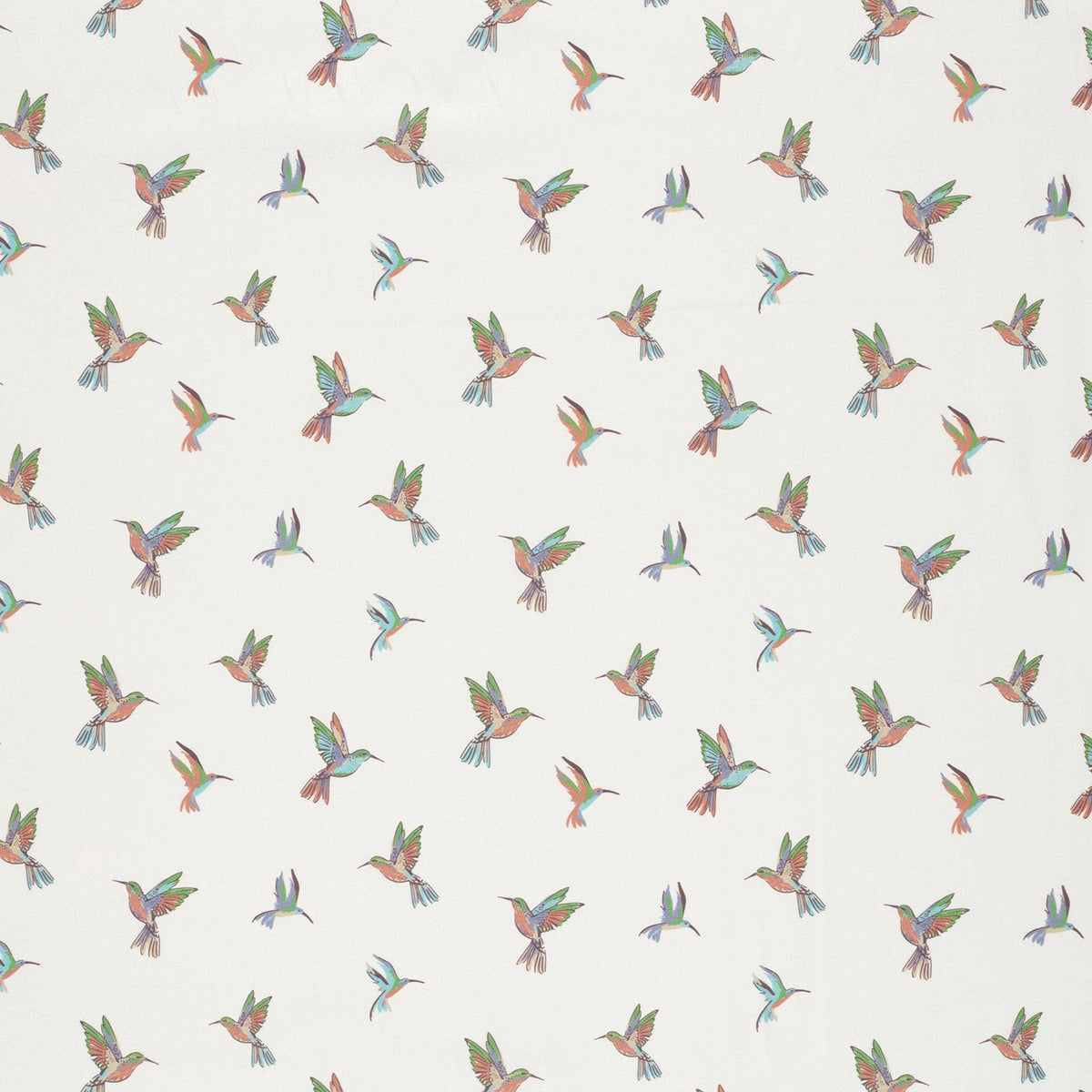 Baumwoll-Popeline Vögel Wollweiß – Detail