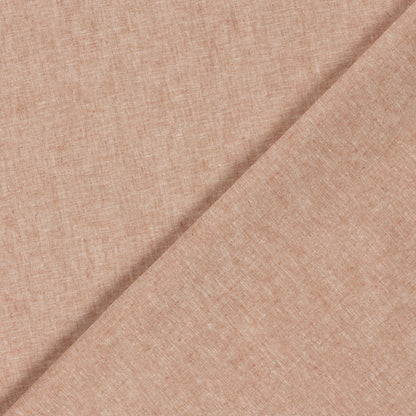 Leinen Stoff Chambré Ziegelrot – Leicht & Elegant