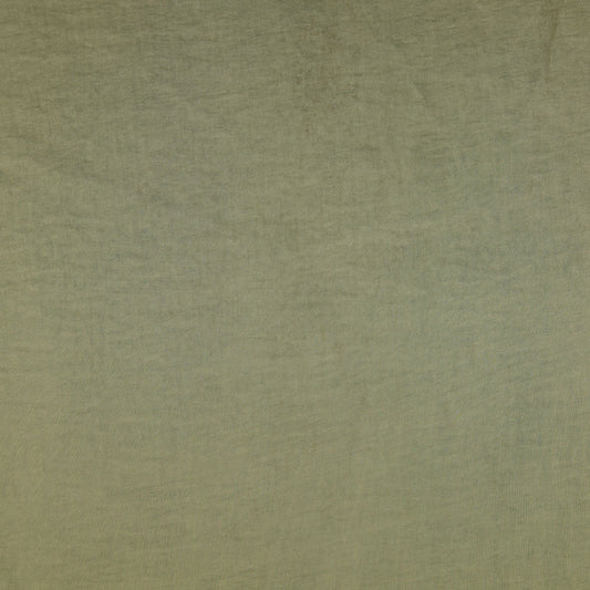 Satin Stoff Olivgrün elastisch