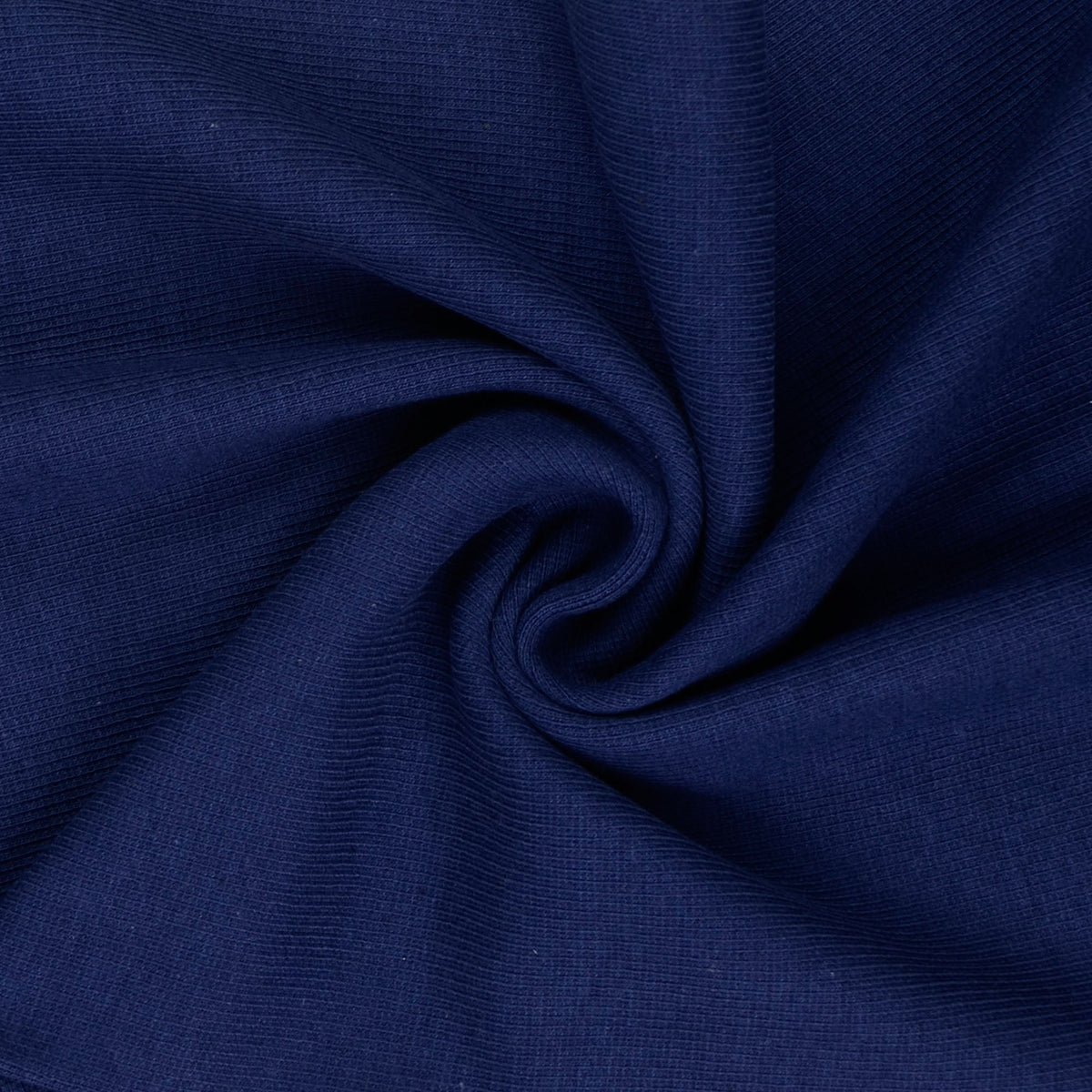 Bündchenstoff Marine – Elastischer Rippstrick