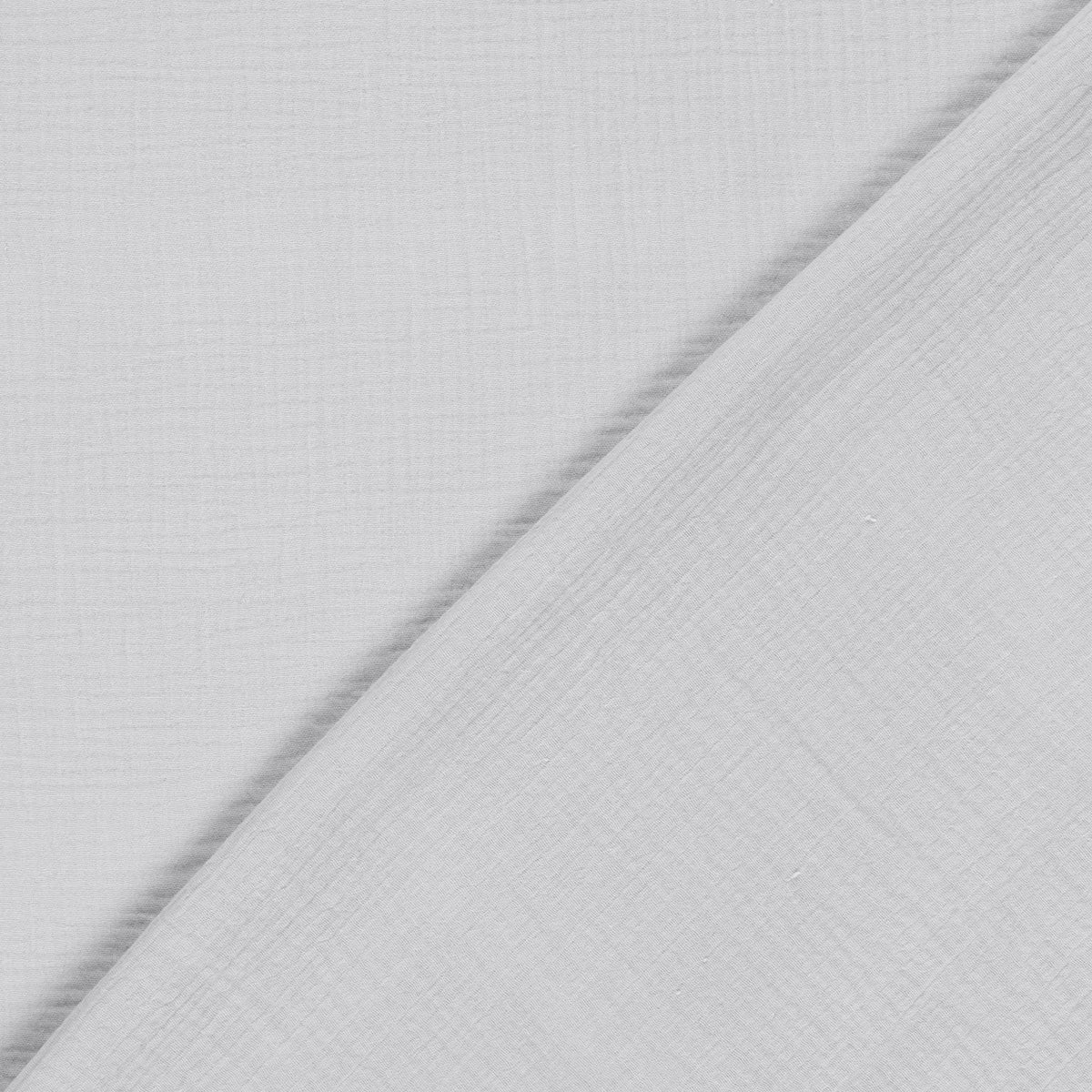Musselin Stoff Hellgrau – Struktur