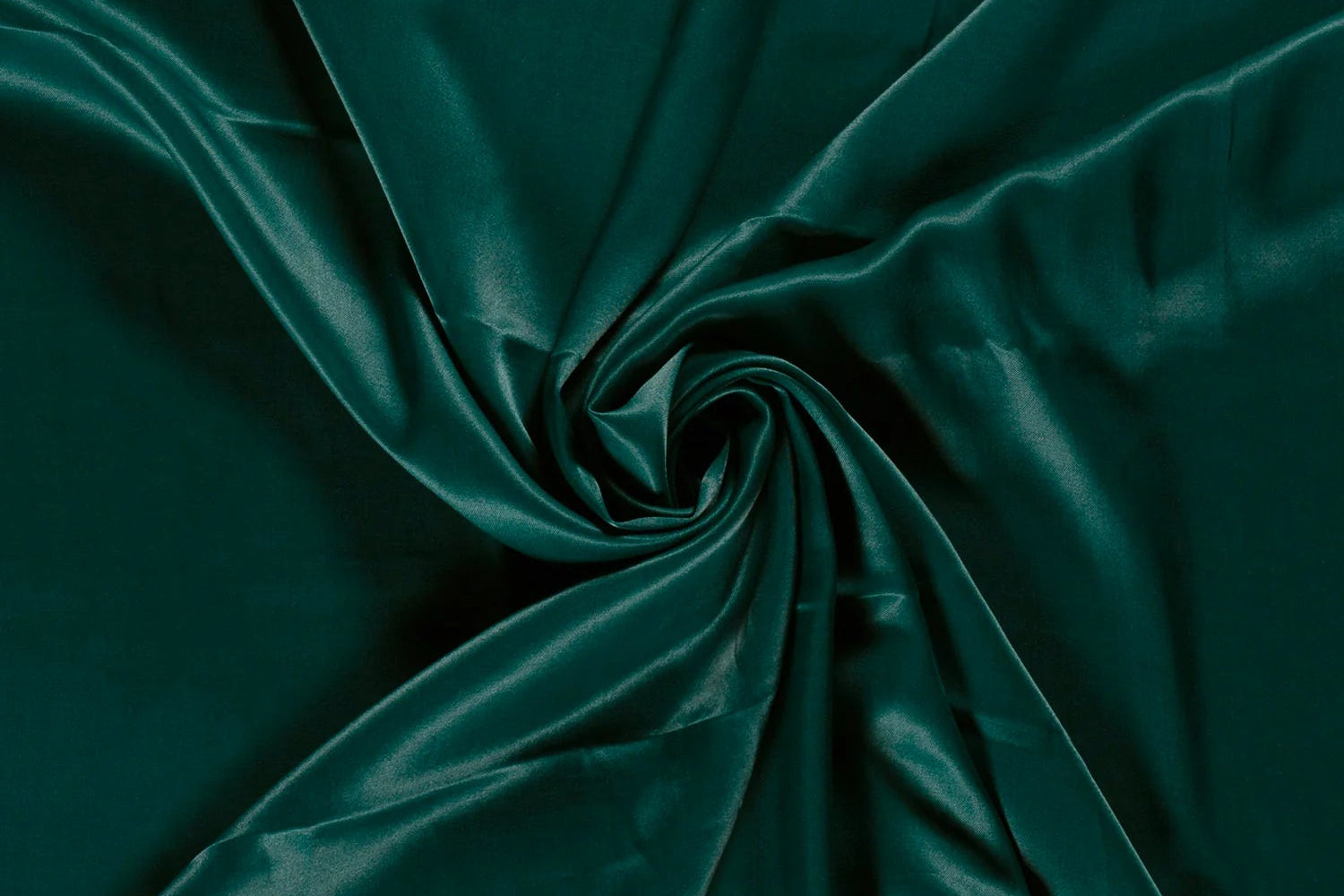 Viskose Satin Uni in elegantem Petrol