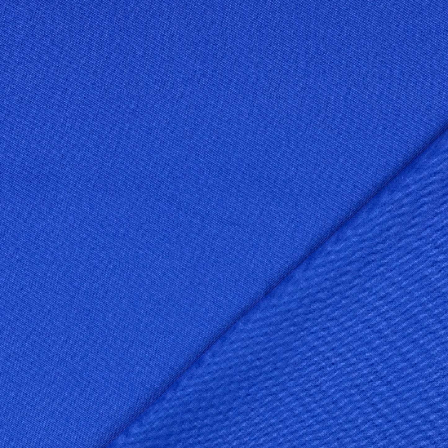 Kräftig blauer Baumwollstoff Uni