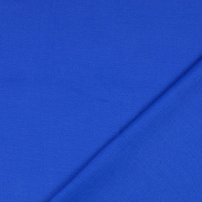 Kräftig blauer Baumwollstoff Uni