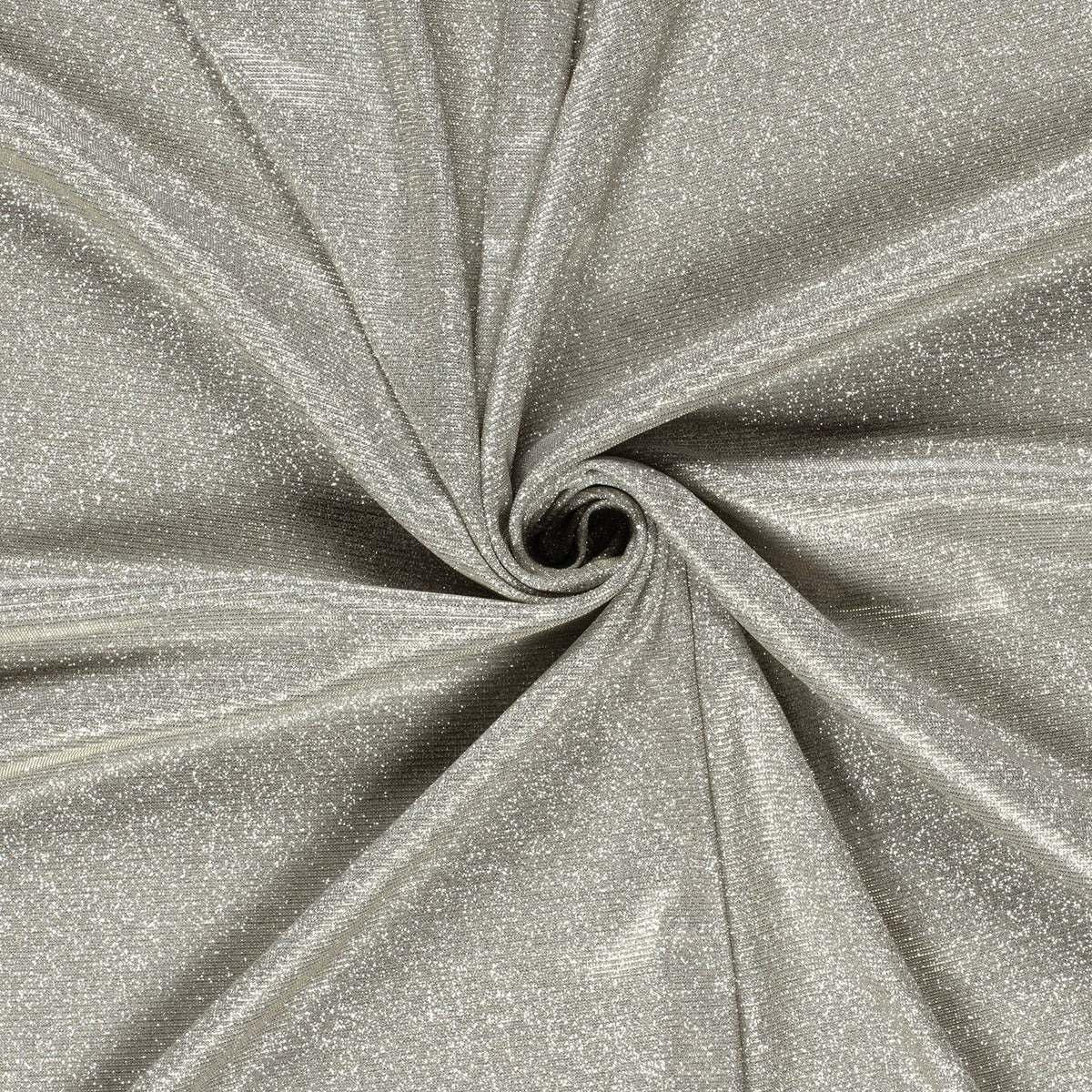 Glitzer Jersey Stoff Silber – Stoffeya